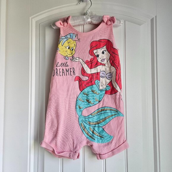 Sale 🎉🥳 4/$25 or $10 Ariel Princess Romper Size 4t - Picture 1 of 5
